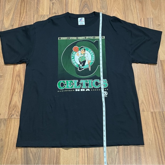 Vintage Logo Athletic Boston Celtics NBA Basketball Logo Tee Men’s Size 2XL XXL - Picture 6 of 6